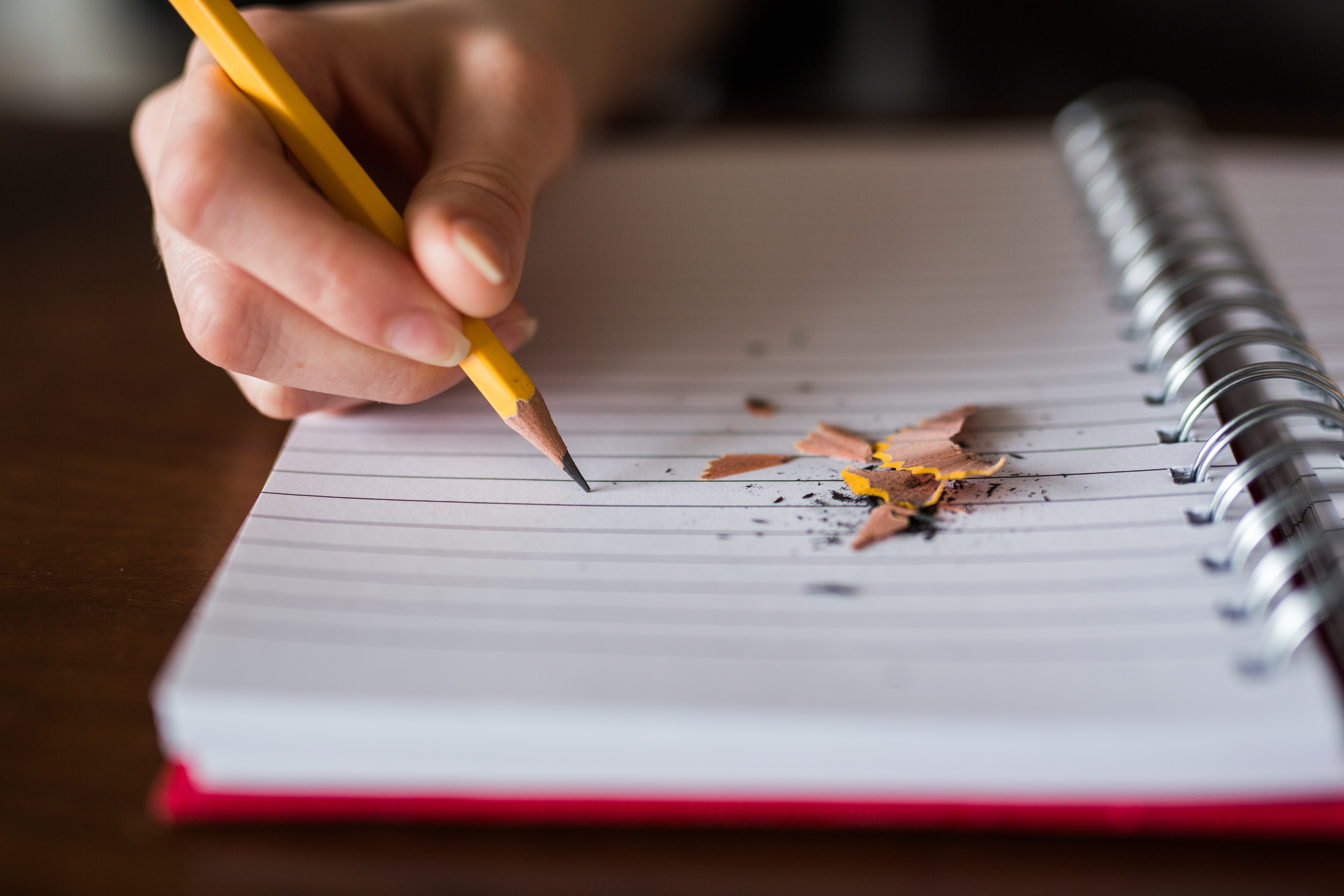 SEO article writing service expert for gyms, creating a new piece in notebook
