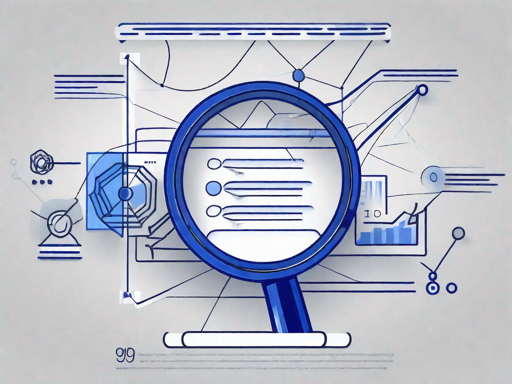 URL Structure, Onpage SEO explained via magnifying glass illustration.
